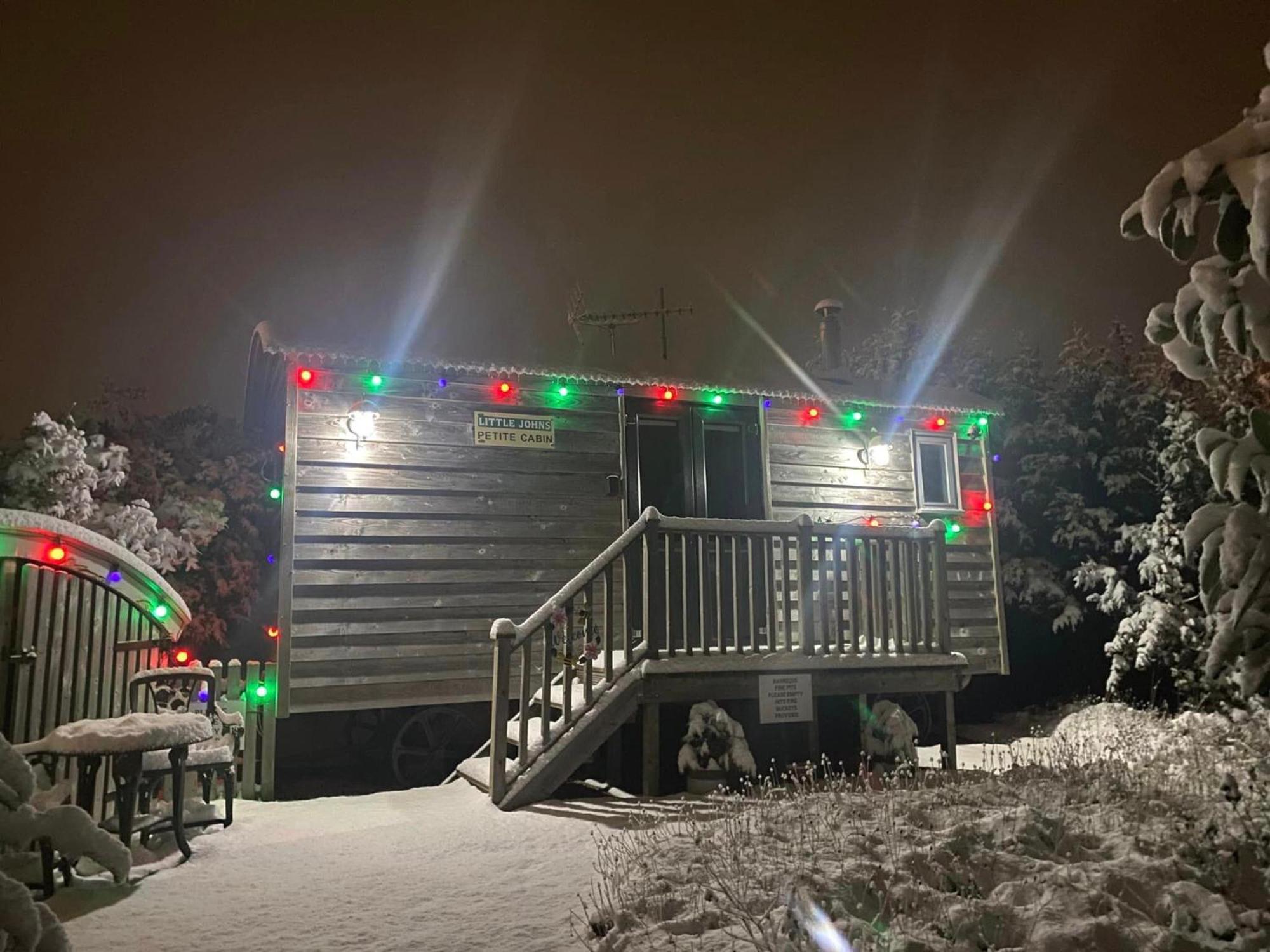The Little John Petite Cosy Log Cabin - Sleeps 2, Great For Romantic Breaks, Couples, Single Guests, Near Sherwood Forest At Fairview Farm, Nottingham Set In 88 Acres Blidworth Exteriör bild